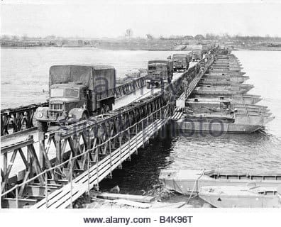 187th Engineer Combat Battalion Rhine River Crossing March 24, 1945.